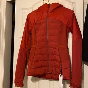 Lululemon down for it all jacket size small with tags